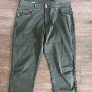 Mugsy Hydes Army Green Flex Jeans Men's 32x32